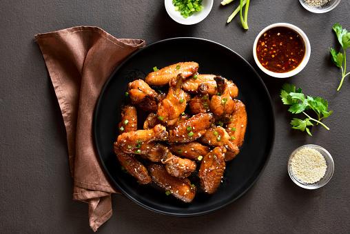 Honey Garlic Chicken Dry Recipe Sweet Spicy Non-Veg Dinner Dish